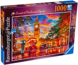 Пъзел Ravensburger от 1000 части - Залез над Лондон