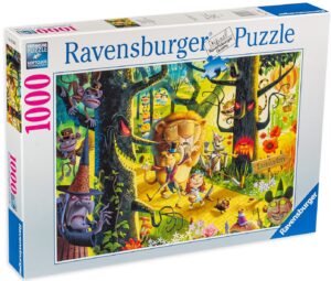 Пъзел Ravensburger от 1000 части - Животни в гората