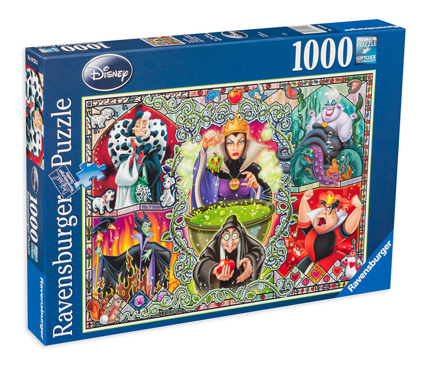 Пъзел Ravensburger от 1000 части - Злодеите на Дисни