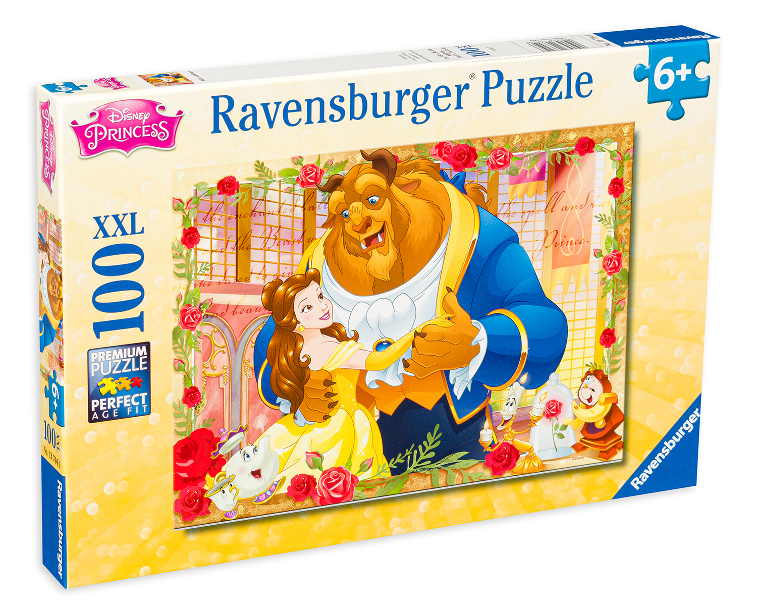 Пъзел Ravensburger от 100 XXL части - Красавицата и Звяра