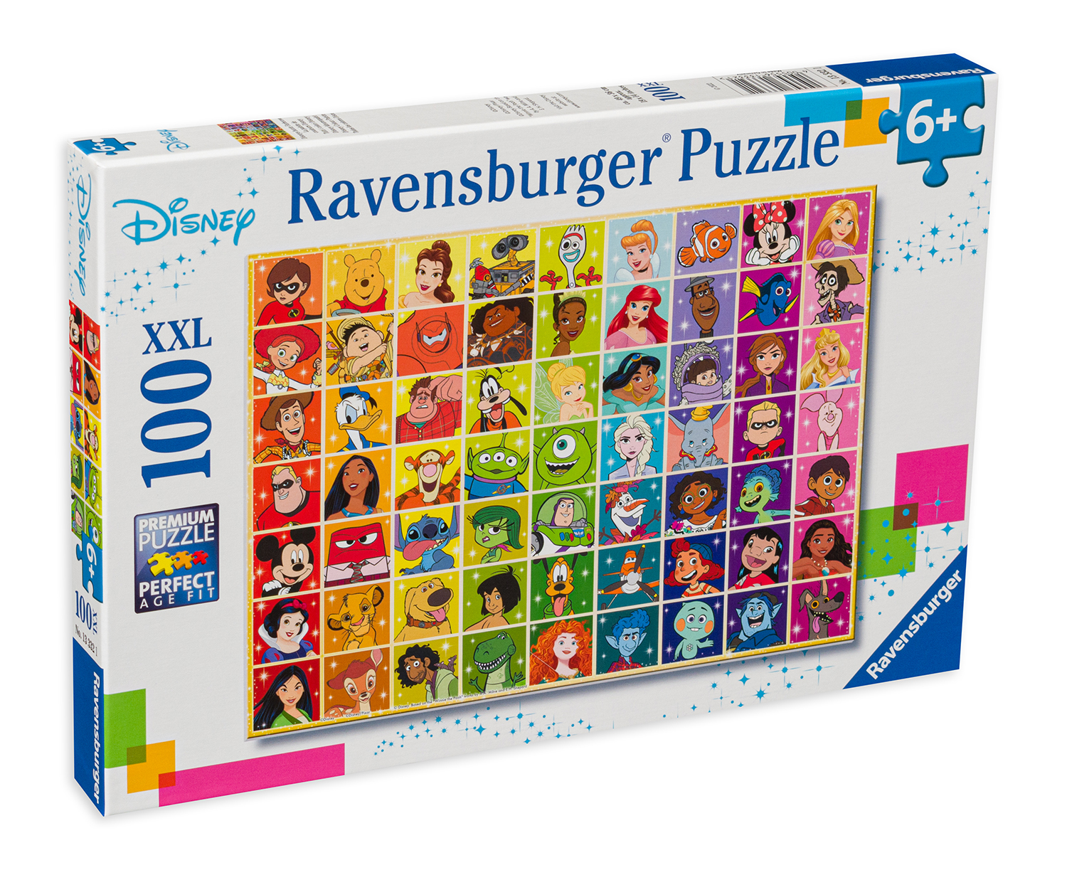 Пъзел Ravensburger от 100 XXL части - Мултигероите на Дисни