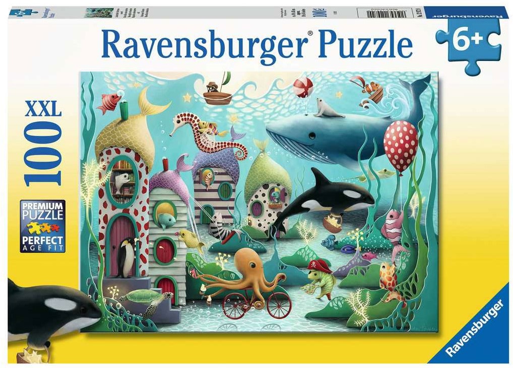 Пъзел Ravensburger от 100 XXL части - Подводни чудеса