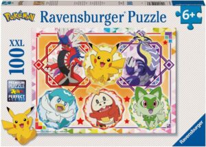 Пъзел Ravensburger от 100 XXL части - Pokémon: Легендите Скарлет и Вайлет