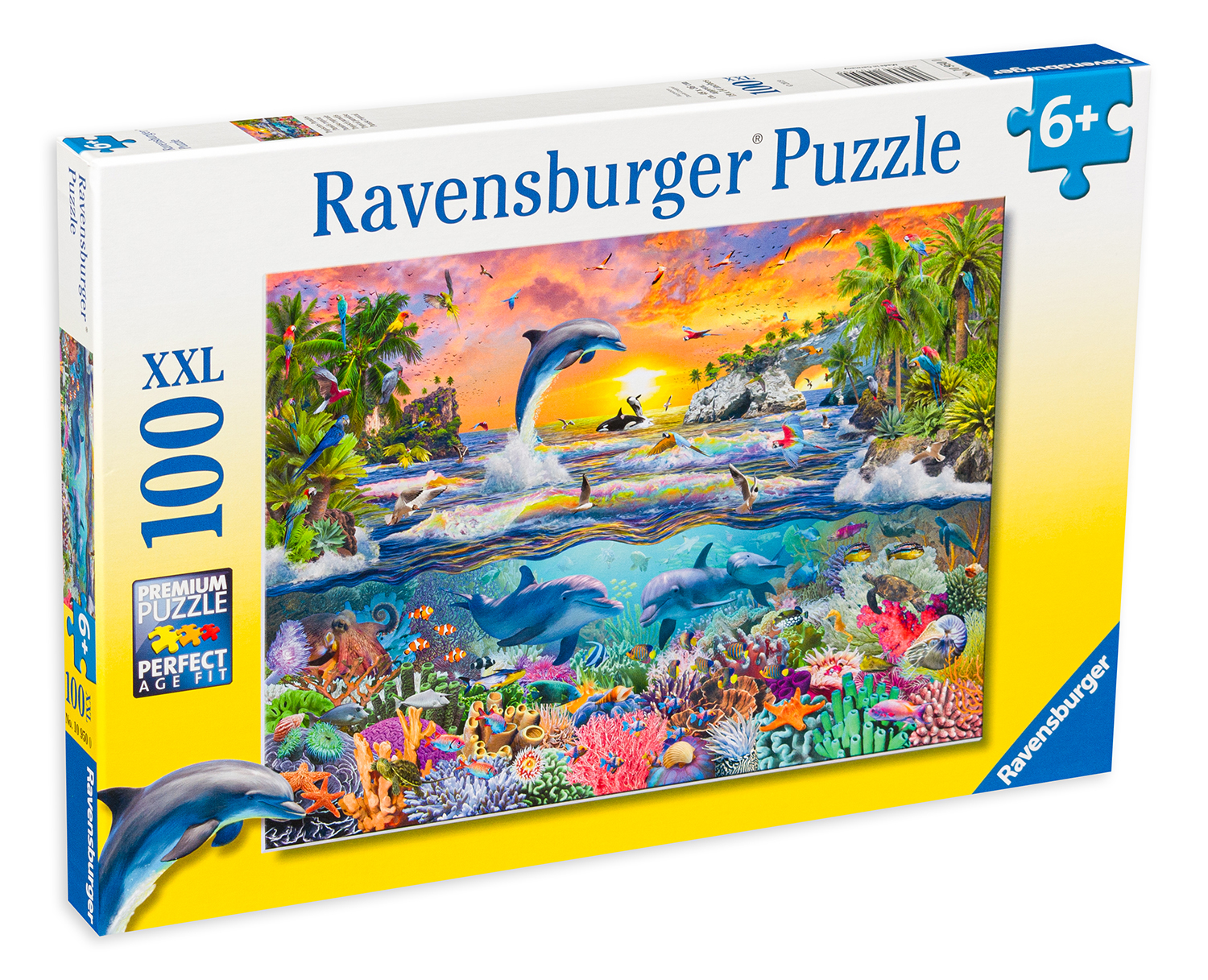 Пъзел Ravensburger от 100 XXL части - Тропически рай