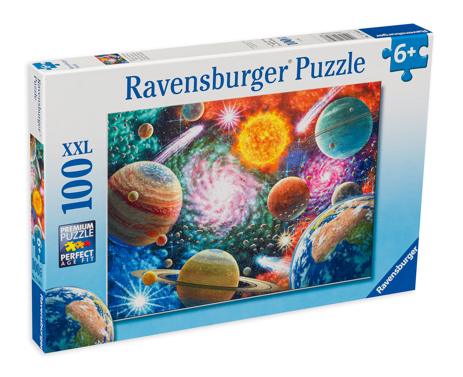 Пъзел Ravensburger от 100 XXL части - Звезди и планети