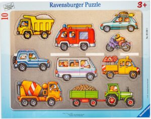 Пъзел Ravensburger от 10 части - Превозни средства