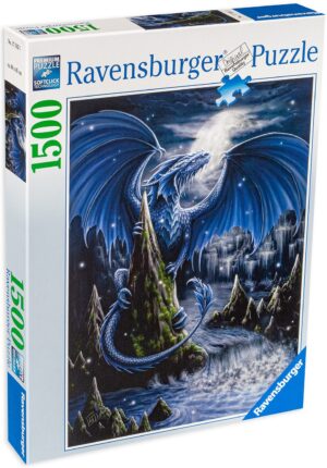 Пъзел Ravensburger от 1500 части - Черен дракон