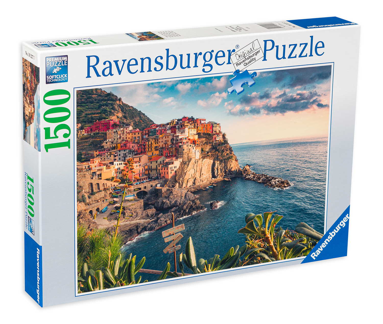 Пъзел Ravensburger от 1500 части - Чинкуе Терре, Италия
