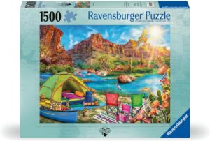 Пъзел Ravensburger от 1500 части - Къмпинг Каньон