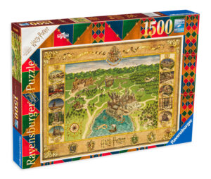 Пъзел Ravensburger от 1500 части - Карта на Хогуортс