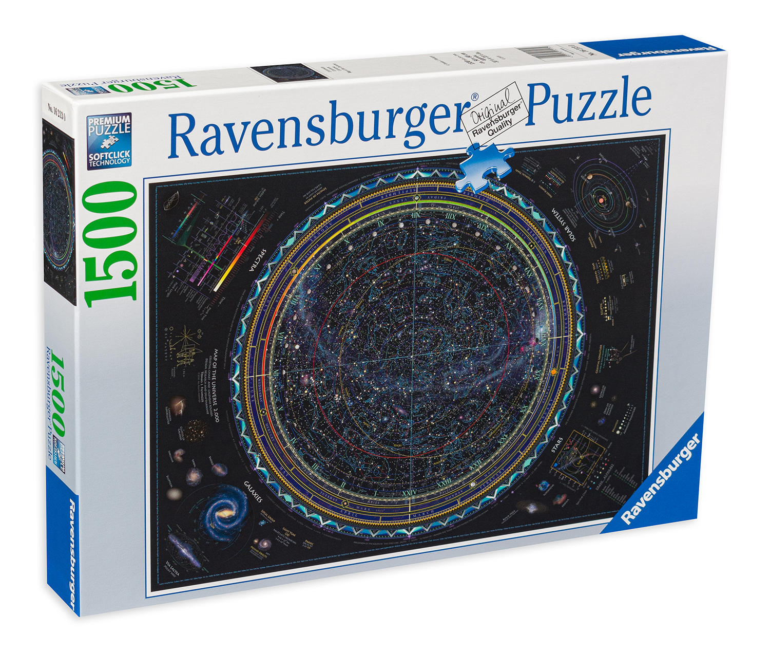 Пъзел Ravensburger от 1500 части - Карта на Вселената