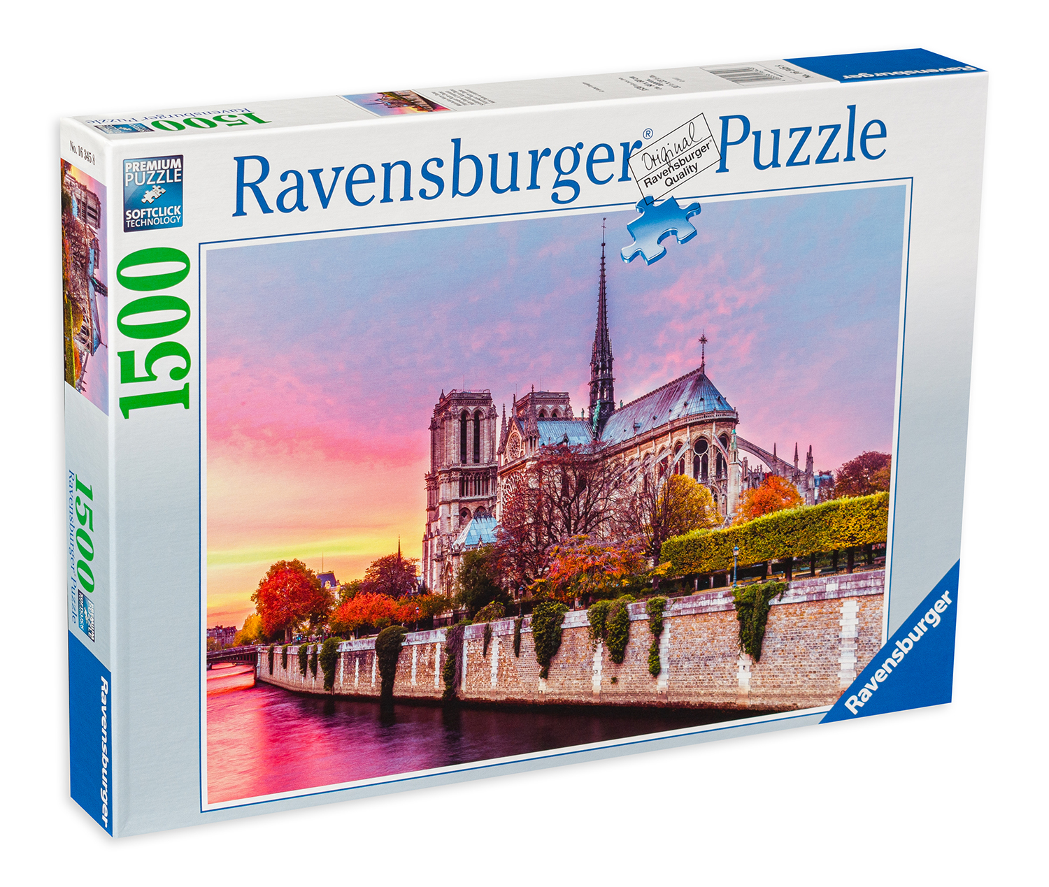 Пъзел Ravensburger от 1500 части - Катедралата Нотр Дам