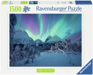 Пъзел Ravensburger от 1500 части - Когато северното сияние танцува