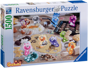 Пъзел Ravensburger от 1500 части - Коледната пекарна на Гелини
