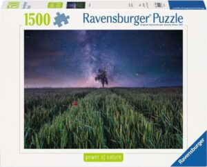 Пъзел Ravensburger от 1500 части - Нощно небе над нивата