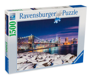 Пъзел Ravensburger от 1500 части - Ню Йорк през зимата