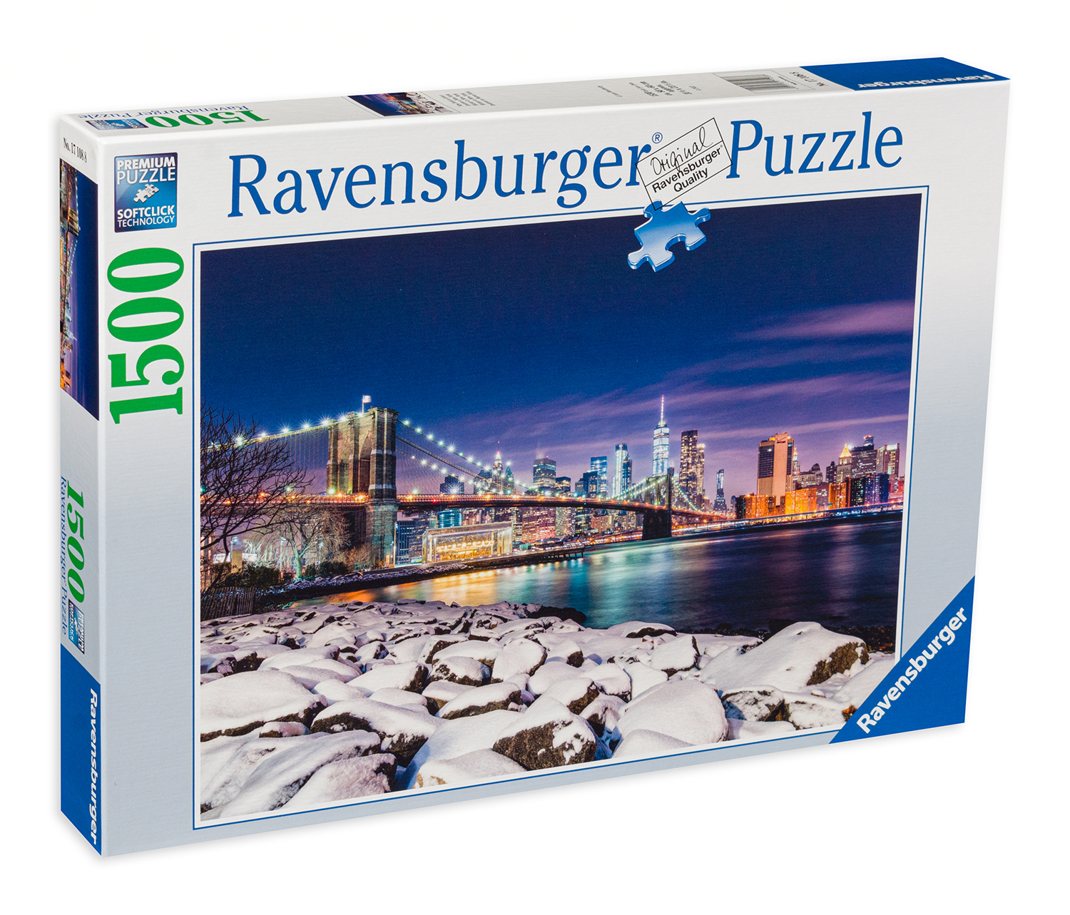 Пъзел Ravensburger от 1500 части - Ню Йорк през зимата