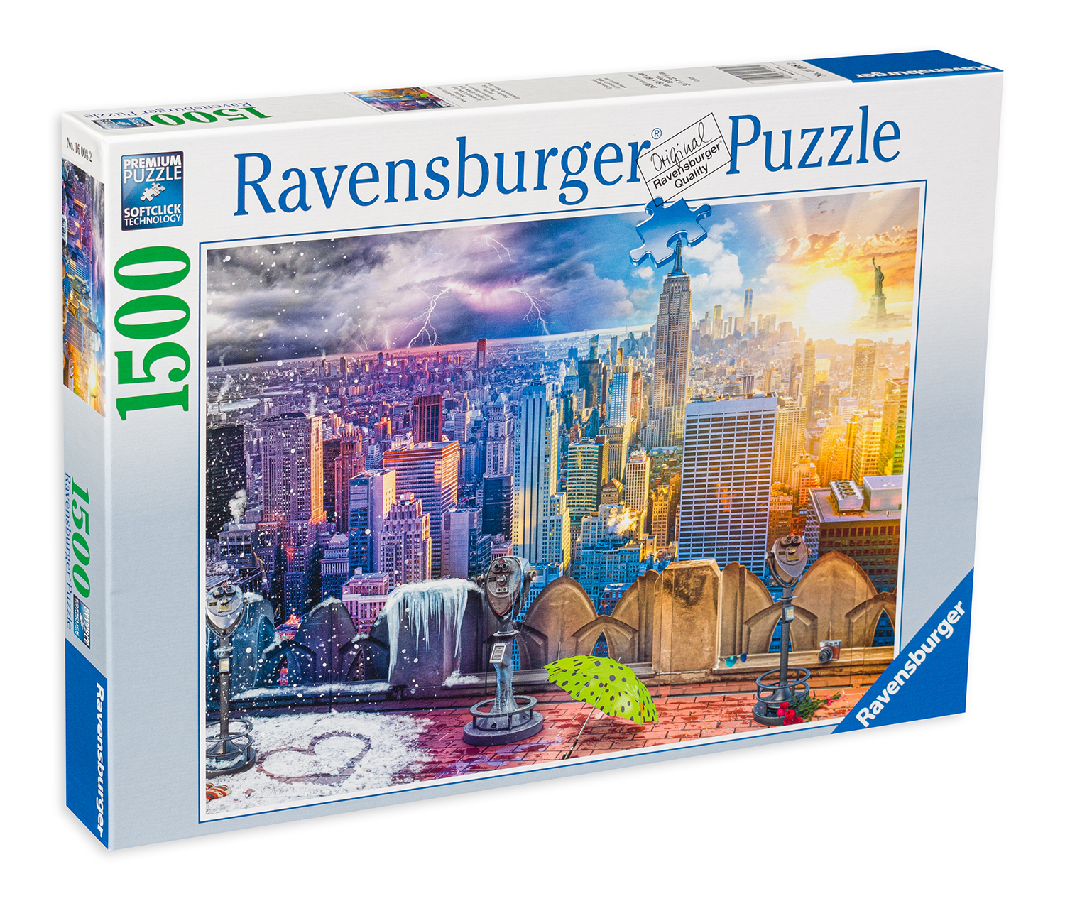 Пъзел Ravensburger от 1500 части - Сезоните в Ню Йорк