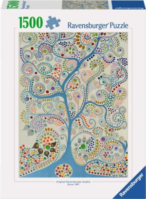 Пъзел Ravensburger от 1500 части - Синьото дърво