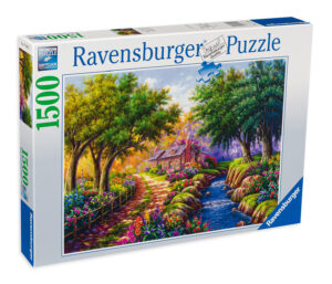 Пъзел Ravensburger от 1500 части - Вила край реката