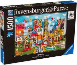 Пъзел Ravensburger от 1500 части - Забавната къща