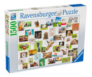 Пъзел Ravensburger от 1500 части - Забавни животни