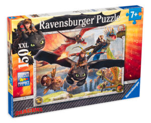 Пъзел Ravensburger от 150 XXL части - Как да си дресираш дракон
