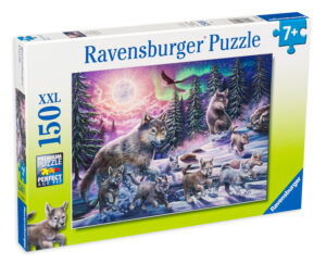 Пъзел Ravensburger от 150 XXL части - Вълци от севера