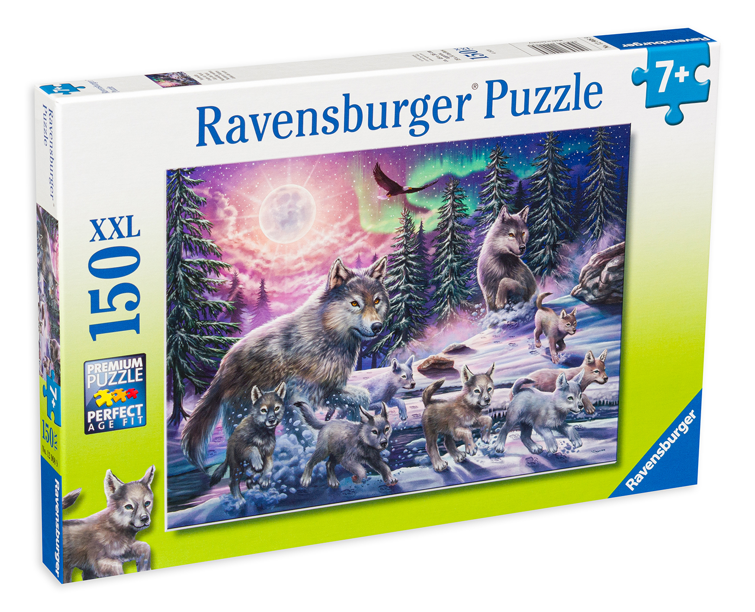 Пъзел Ravensburger от 150 XXL части - Вълци от севера