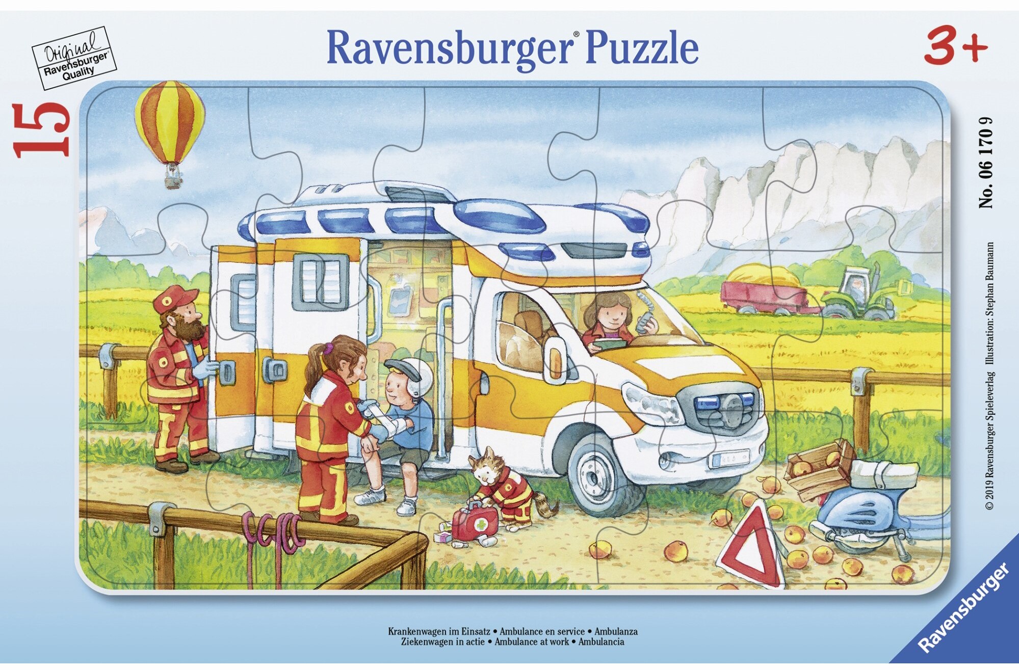 Пъзел Ravensburger от 15 части - Линейка