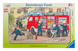Пъзел Ravensburger от 15 части - Пожарникарска кола