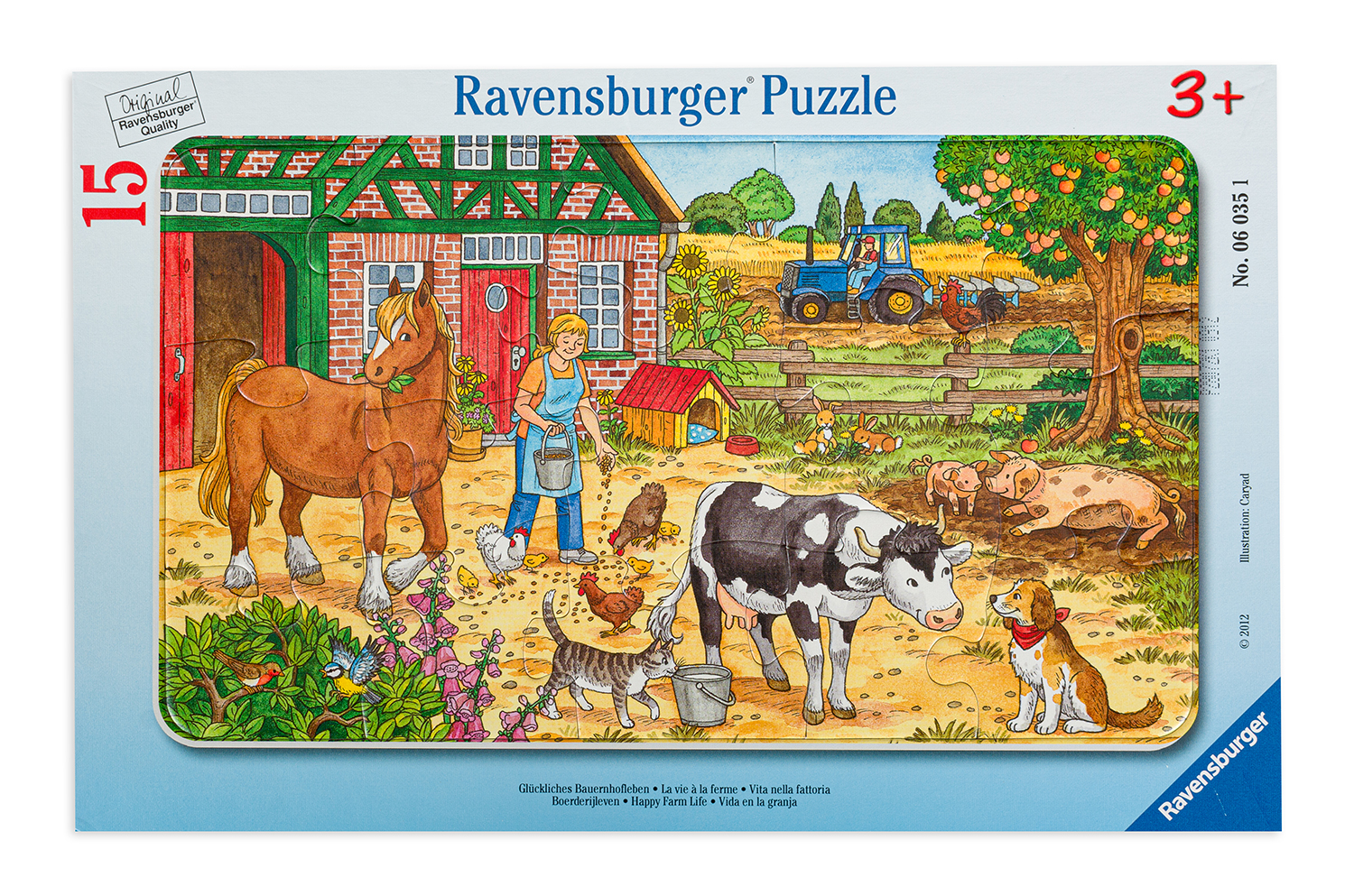 Пъзел Ravensburger от 15 части - Веселата ферма
