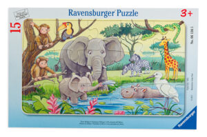 Пъзел Ravensburger от 15 части - Животните на Африка