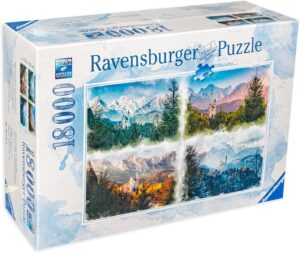 Пъзел Ravensburger от 18 000 части - Четири сезона в замъка Нойшванщайн