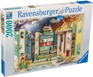 Пъзел Ravensburger от 2000 части - Булевард на книгите