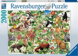 Пъзел Ravensburger от 2000 части - Джунгла