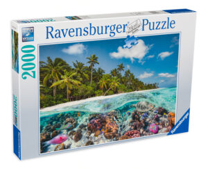 Пъзел Ravensburger от 2000 части - Гмуркане в Малдивите