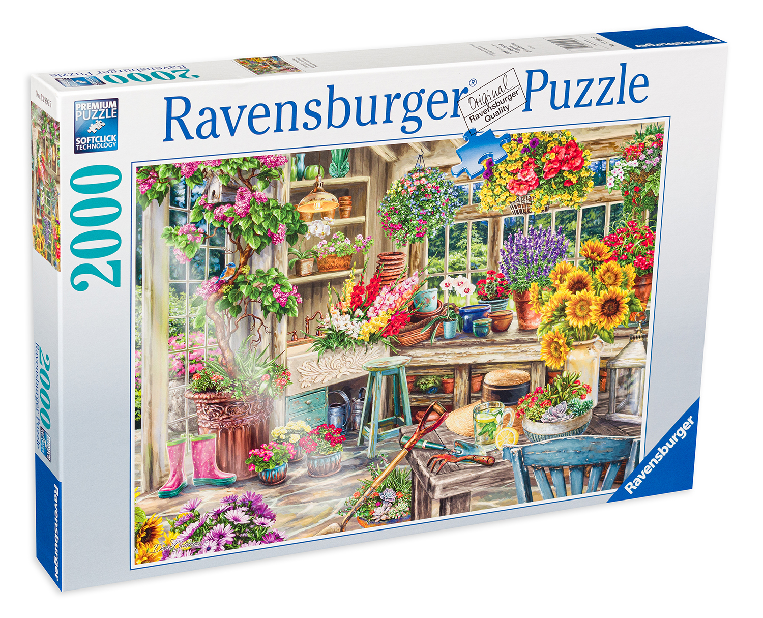 Пъзел Ravensburger от 2000 части - Градинарски рай