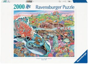 Пъзел Ravensburger от 2000 части - Морска приказка
