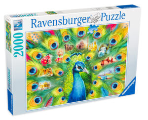 Пъзел Ravensburger от 2000 части - Паун