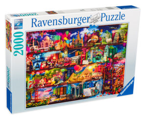 Пъзел Ravensburger от 2000 части - Светът на книгите