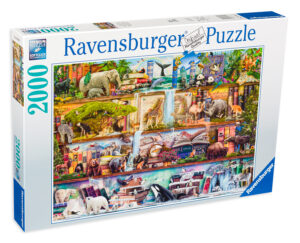 Пъзел Ravensburger от 2000 части - Животинско царство
