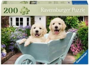 Пъзел Ravensburger от 200 XL части - Голдън ретрийвъри