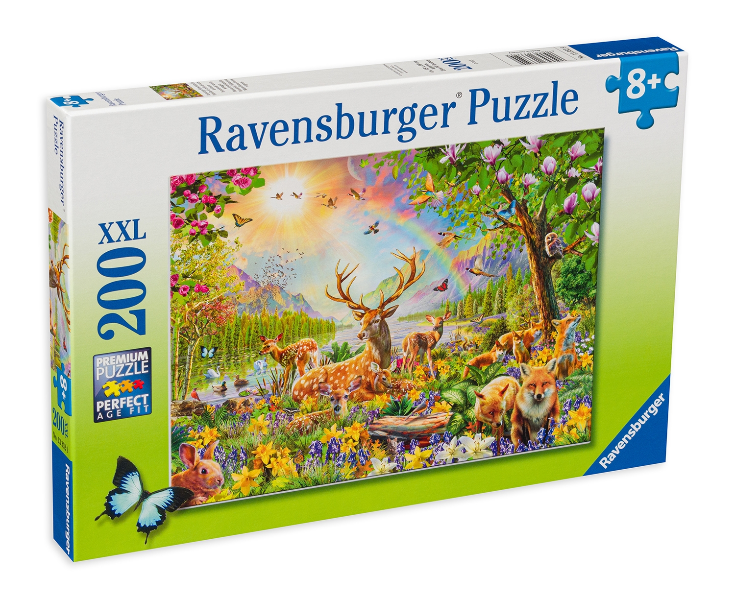 Пъзел Ravensburger от 200 XXL части - Грациозно семейство елени