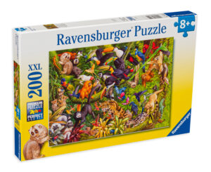 Пъзел Ravensburger от 200 XXL части - Тропическа гора