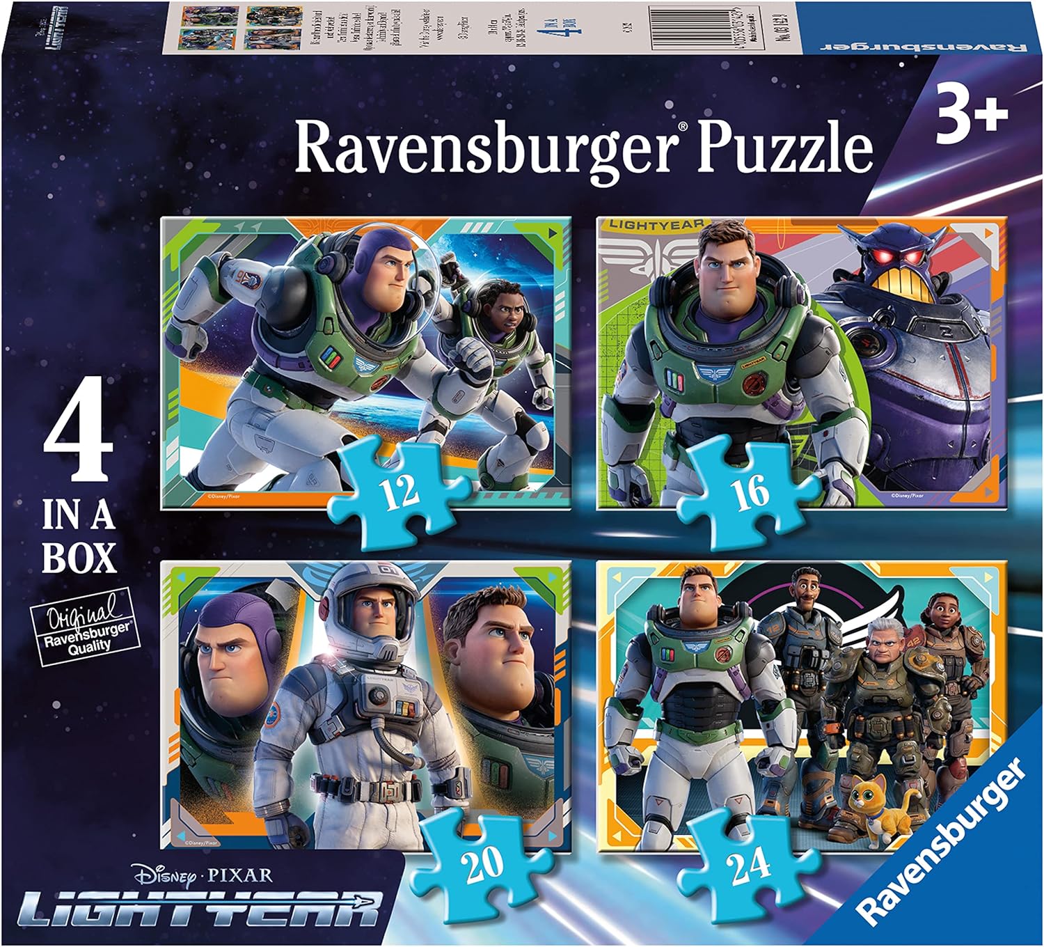 Пъзел Ravensburger от 24 части 4 в 1 - Lightyear