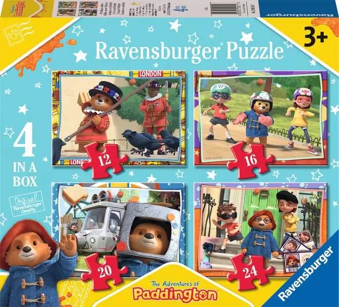 Пъзел Ravensburger от 24 части 4 в 1 - Падингтън