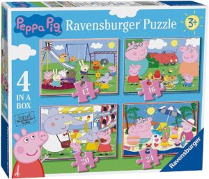 Пъзел Ravensburger от 24 части 4 в 1 - Прасенцето Пепа