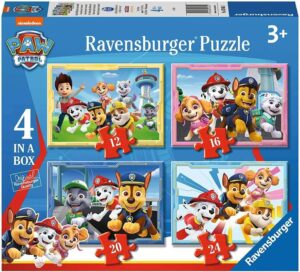 Пъзел Ravensburger от 24 части 4 в 1 - Пес Патрул
