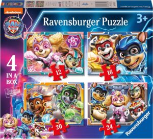 Пъзел Ravensburger от 24 части 4 в 1 - Пес Патрул - Суперфилмът